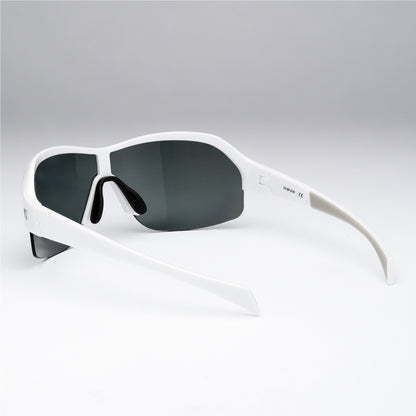 IR PERFECT VISION POLARIZED スポーツサングラス ホワイト