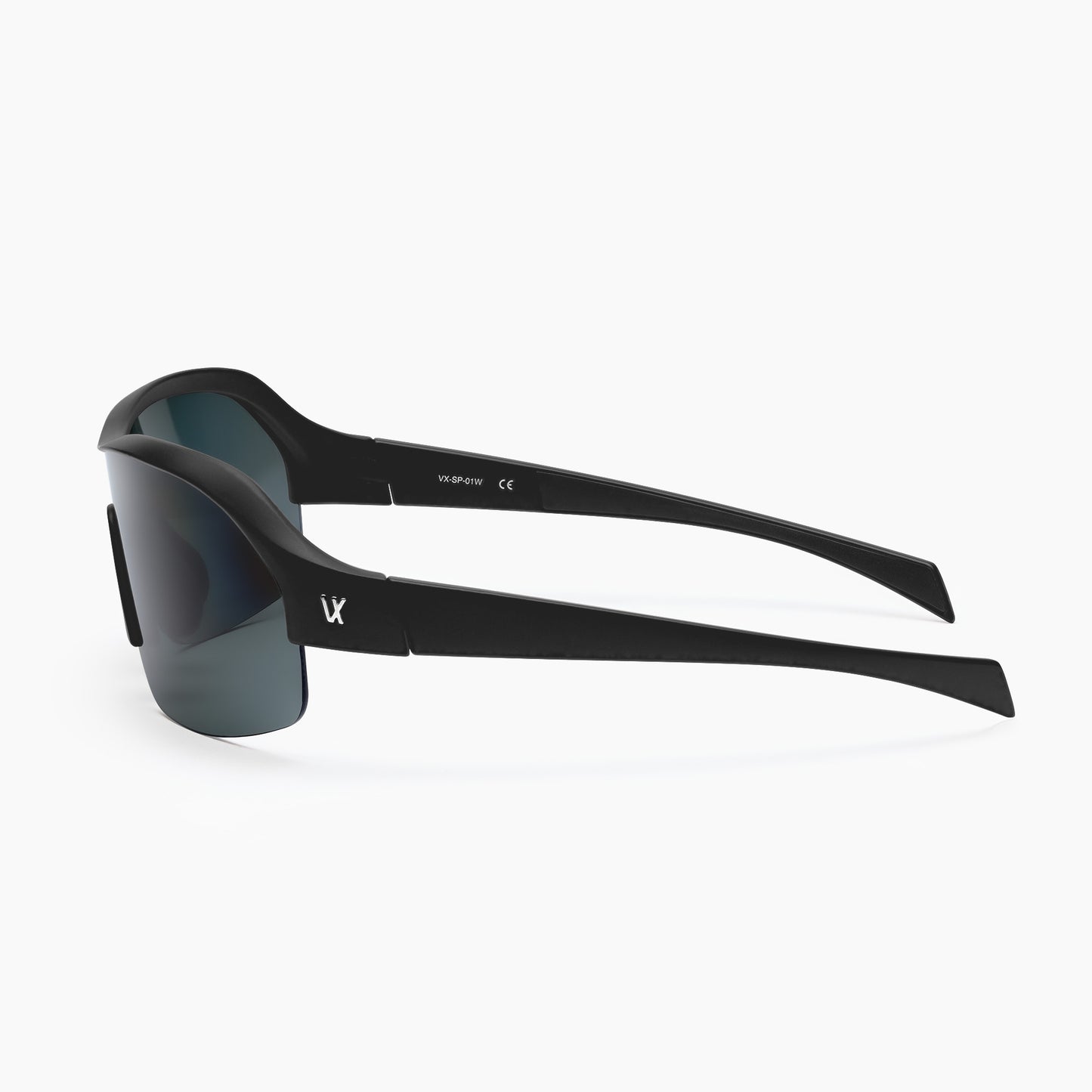 IR PERFECT VISION POLARIZED スポーツサングラス マットブラック