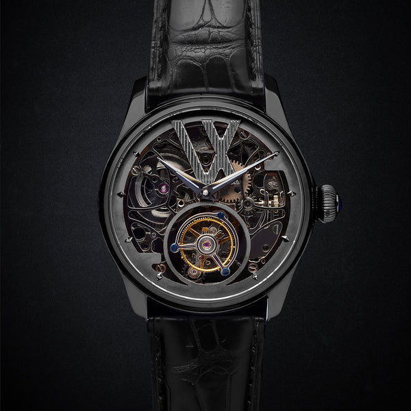 Cartier ディヴァン 純正黒アリゲーターシャイニー 29 x 22mm CASSIS カルティエ（Cartier） パシャ 用 交換 アリゲーター